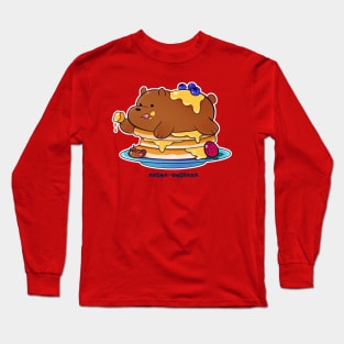 Brown Bear Pancakes Long Sleeve T-Shirt